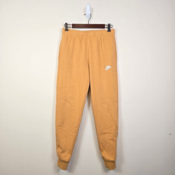 Nike Sportswear Club Fleece Joggers Mens Size S BV2671-224 Sweatpants Flax - Picture 1 of 5